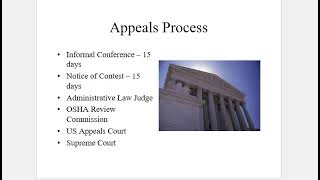 Day 33 Safety 365 OSHA Appeals Process