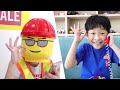 예준이의 포크레인 중장비 자동차 장난감 트럭놀이 new truck car toys story for kids