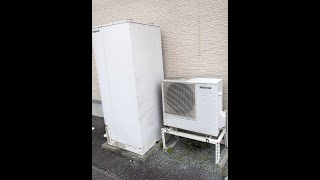 松下電器 ナショナル エコキュート 室外機 貯湯ユニット HE-37K2Q、ヒートポンプ給湯機 HE-UK45S