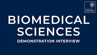 Biomedical Sciences Demonstration Interview