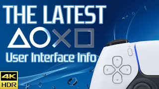 PS5 User Interface - THE LATEST (PlayStation 5 User Interface) [4K HDR]