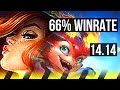 MISS FORTUNE & Leona vs SMOLDER & Milio (ADC) | 66% winrate, 50k DMG | VN Diamond | 14.14