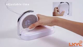 Creative clock wireless charger with night light