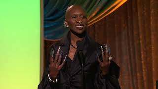 Cynthia Erivo receives the Actress Award [FULL SPEECH]