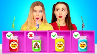 DON’T CHOOSE THE WRONG MYSTERY DRINK CHALLENGE || Last To Stop Wins! Funny Pranks By 123 GO! FOOD