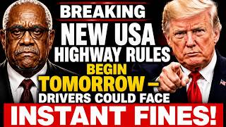 URGENT: New USA Highway Rules Start TOMORROW — Drivers Could Face Instant Fines