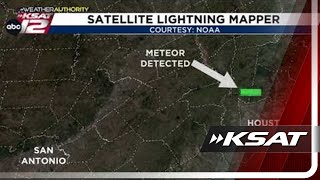 Eyewitnesses across Texas report bright meteor and rumbling booms