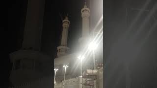 Isha azaan in Haram#saudiarabia #mecca #khanakaba #live #livestreaming #travel