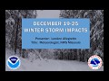 NWS Missoula Briefing: Dec 19-25 Winter Storm Cycle