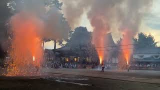 2024年7月20日豊川進雄神社　桜木一区　手筒奉納