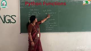 Functions in Python|Problem solving using Python|SNS Institutions