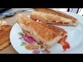 beyaz peynirli Çıtır tost kolay ev yapımı special tost