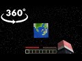 360° POV: Space flight in Minecraft