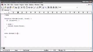 185. Throwing an Exception