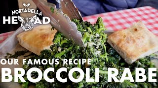 BROCCOLI RABE RECIPE | How to make broccoli rabe