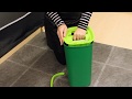 How to remove the bucket lid on the Sabco Rinse n' Wring Mop