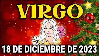 ⚡𝐋𝐚 𝐩𝐫𝐢𝐦𝐞𝐫𝐚 𝐜𝐚𝐫𝐭𝐚 𝐥𝐨 𝐝𝐢𝐜𝐞 𝐭𝐨𝐝𝐨🔮 Horóscopo de hoy Virgo ♍ 18 de Diciembre de 2023|Tarot