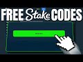 FREE STAKE CODES HURRY, REDEEM NOW!