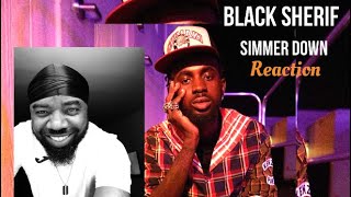 Nigeria 🇳🇬 reacts to BLACK SHERIF - Simmer Down (audio slide) reaction video!!!