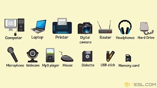 List of Tech Gadgets in English | Technology Vocabulary