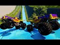 Adrenaline-Pumping Zombie Monster Jam Downhill Race Action 🧟‍♂️🏁