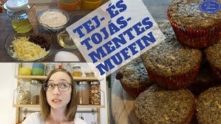 Tej- és tojásmentes muffin | Recept | NorcsaBorcsa