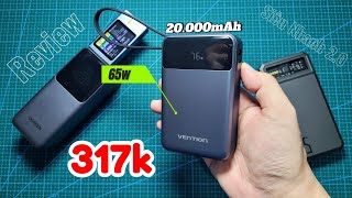 SẠC DỰ PHÒNG 65W 20.000mAh CHỈ HƠN 300K?