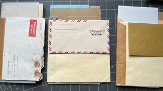 TUTORIAL | Putting envelopes together to create a journal PART 1