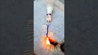 Bulb Big experiment and MachiStick #experiment #shortsfeed #viralvideo #viralshorts #vitamin #uk