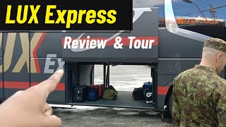 Review of our bus and the tour I Lux Express I #estonia