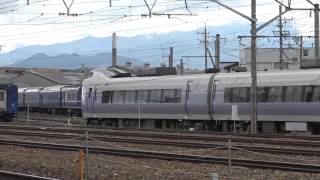 E351系S24編成振り子試験－構内試運転　長野総合車両センター