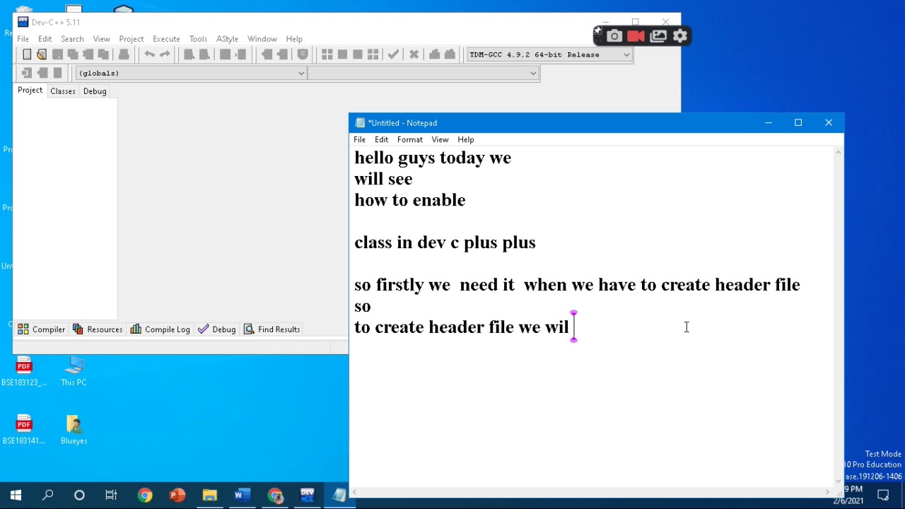 How To Add/create Header File In Dev C++ - YouTube