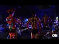 3 d neon bodypaint illuminates dancers