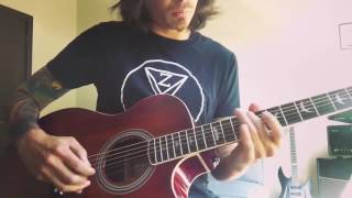 Periphery's Mark Holcomb noodling on a PRS acoustic guitar. So soothing.