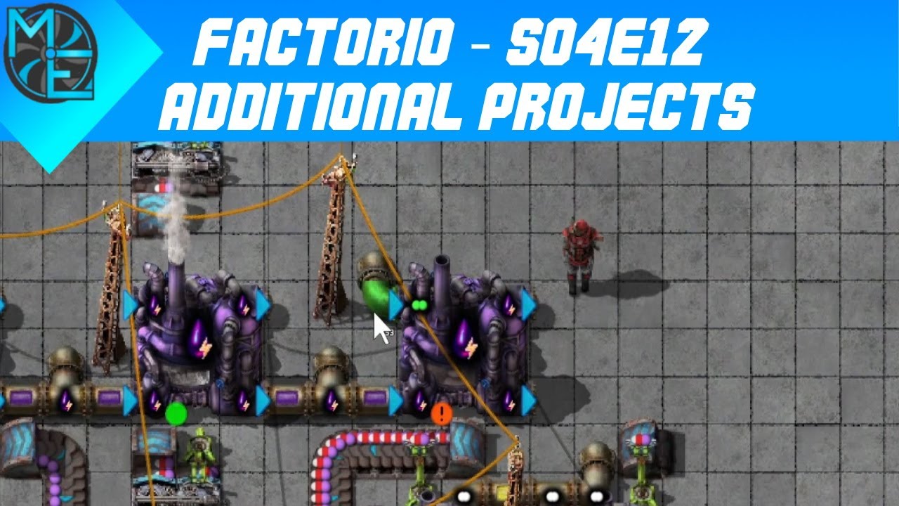 Factorio S04e12 Additional Projects Youtube