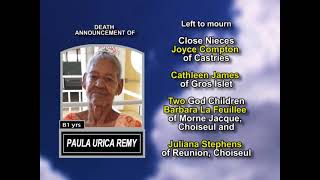 Paula Urica Remy ~ Medium Obituary