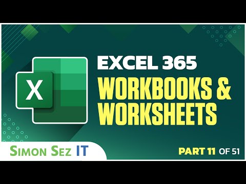 Excel 365 para principiantes: cómo organizar, colorear y copiar sus hojas de trabajo (11 de 51)