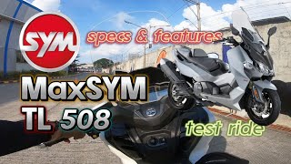 SYM Maxsym TL 508 Specs, Features and Test Ride