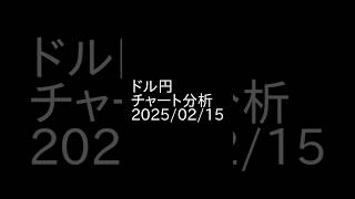 【USD/JPYの分析】   （2025年2月15日 06時54分時点の情報です）   #投資 #為替 #チャート分析 #相場解説