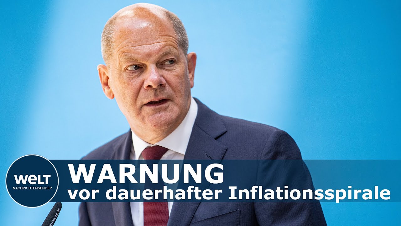 WIRTSCHAFTSKRISE: Scholz Warnt Vor Dauerhafter Inflationsspirale - YouTube