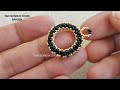 t claps. boncuktan t klips yapımı.. beaded toggle claps. how to make a seed beads t claps.