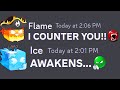 Awakening ICE to DEFEAT Flame in Blox Fruits...