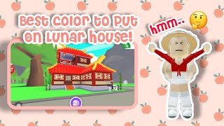Best Color To Put On Your Lunar House! | Roblox Adopt Me | Aneen Plays Roblox 💕
