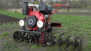 ФРЕЗЕРОВКА почвы мотоблоком ХОПЕР / MILLING of soil with a motor-block HOPER