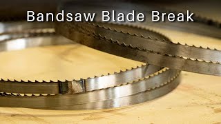 What happens when a bandsaw blade breaks | How to prevent bandsaw blades from breaking