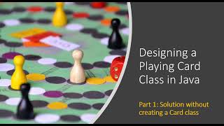 Printing Playing Cards in Java (part 1) - Without a Class