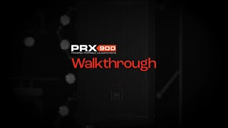 JBL Pro PRX900 Powered Portable PA Loudspeakers: Product Walkthrough