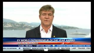 Johann Voster on EY - World Entrepreneur of the Year Awards