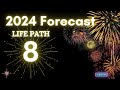 Life Path 8 - NEW YEAR 2024 - Numerology Forecast! #numerology #2024 #lifepath #newyear  #horoscope