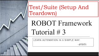 Robot Framework With Selenium and Python | Tutorial 3 | How to use Suite Test Setup and Teardown